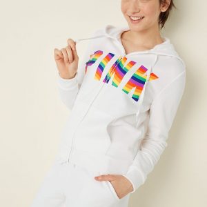 Sudadera Pink logo arcoiris