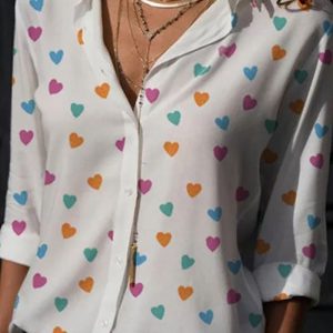 Blusa corazones colores