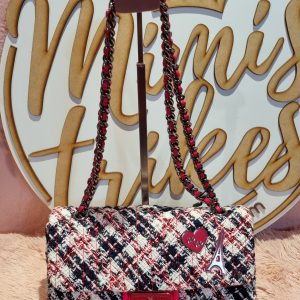 Karl Lagerfeld  Bolsa crossbody con pines