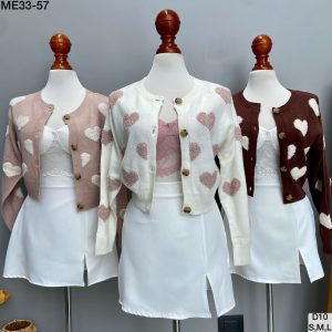 Suéter heart blanco