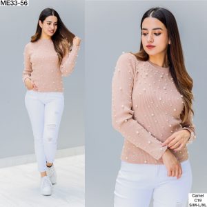 Suéter Roxane camel