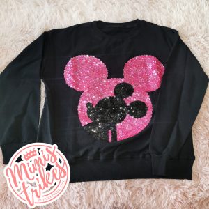 Sudadera Mickey bling fiusha