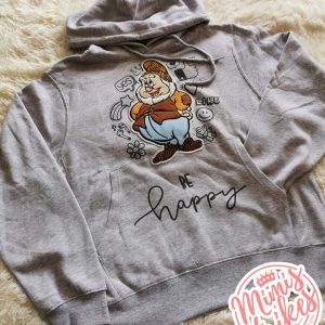 Sudadera Happy gris