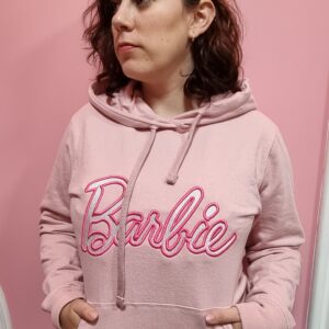 Sudadera Bordada rosa