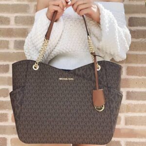 Travel bag Michael Kors para dama monogram café