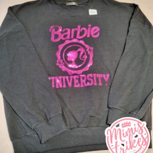 Sudadera Barbie oversized Negra