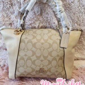 Coach Kecey beige con tipo serpiente