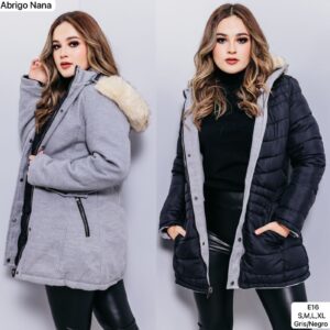 Chamarra/Abrigo Jean gris