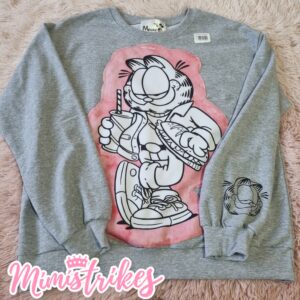 Sudadera Garfield gris
