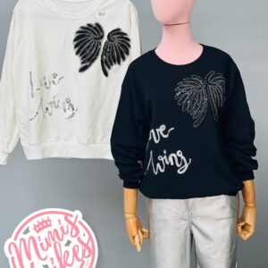 Sudadera wings blanca
