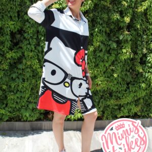 Bluson Oversized kitty Gafas