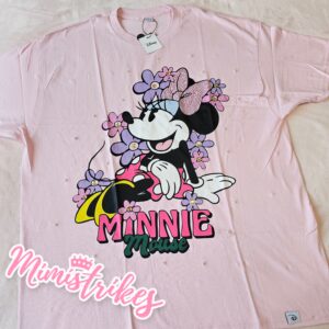 Playera Minnie con pedreria
