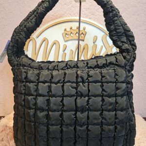 Wild Fable Tote capitonada negra