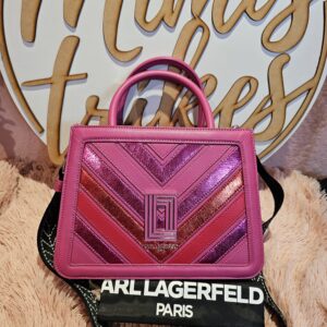 Karl lagerfeld crossbody metalica