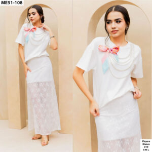 Playera Perla blanca