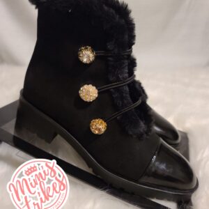 Botines ante negro