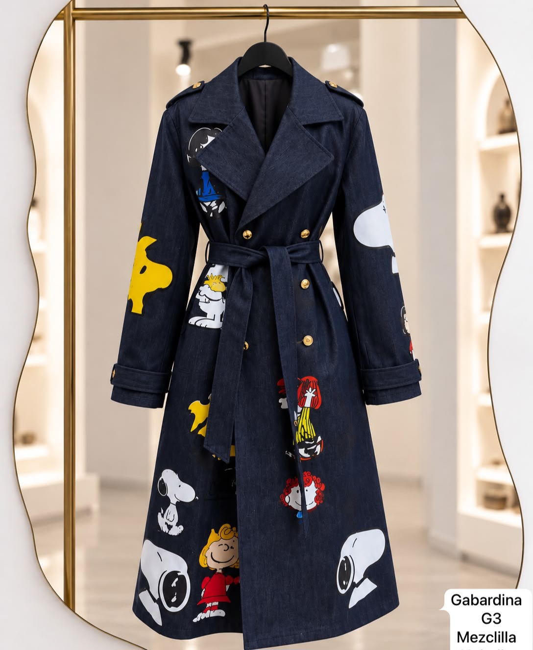 Gabardina Snoopy Denim unitalla - Imagen 3